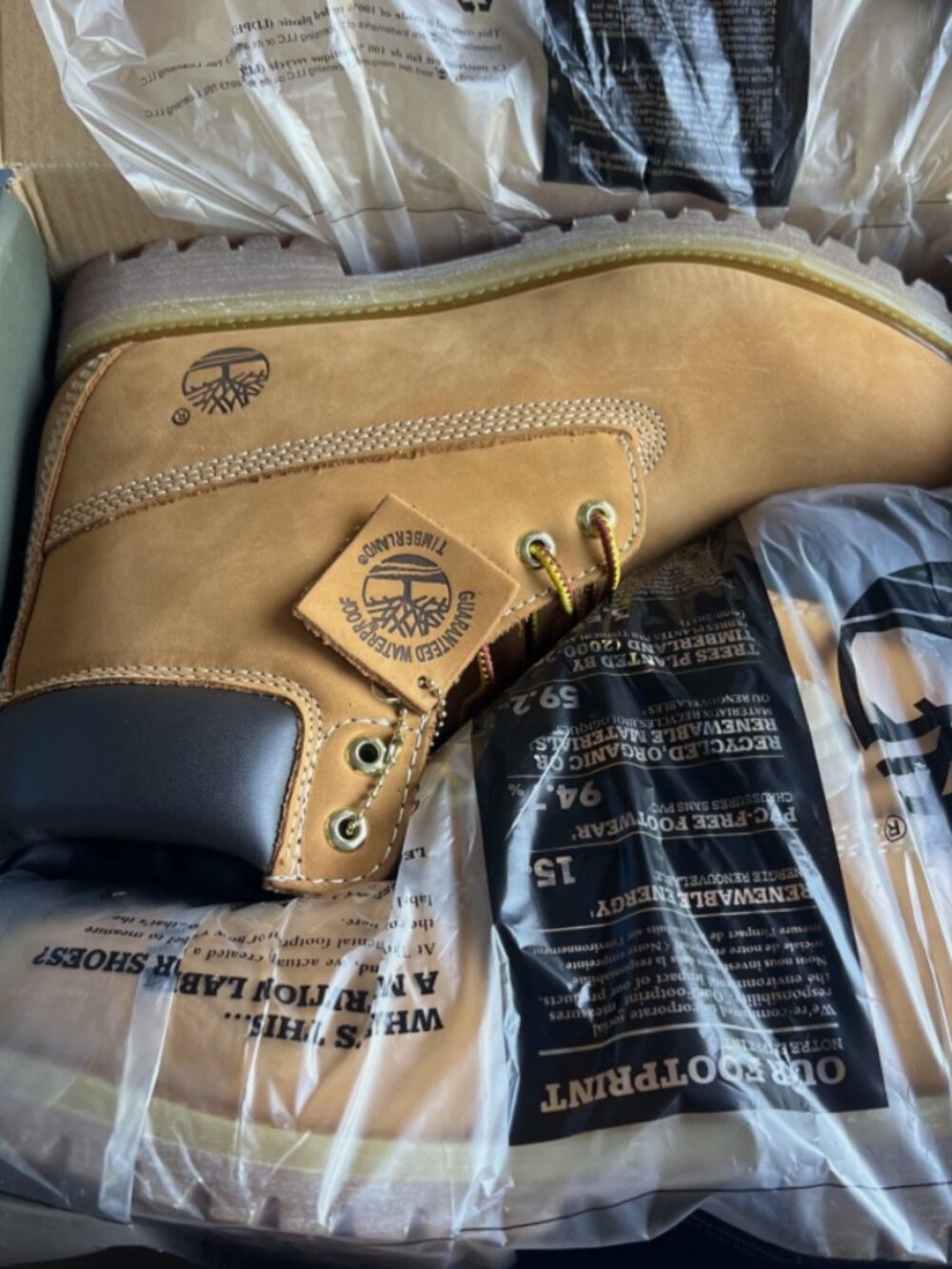 Men's Timberland Boots Wheat - Brand New w/ Box